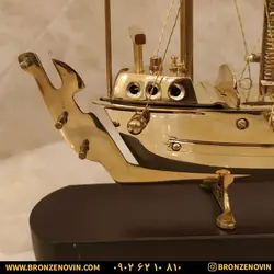 خرید و قیمت مجسمه کشتی برنجی دکوری هندی سایز بزرگ |برنز نوین