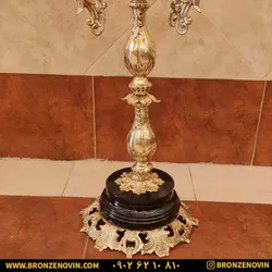 میز خاطره برنز (برنجی) مدل 4 فرشته پایه سنگی با ضمانت نامه