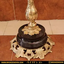 میز خاطره برنز (برنجی) مدل 4 فرشته پایه سنگی با ضمانت نامه