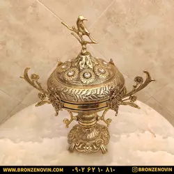 شکلات خوری برنز (برنجی) دسته دار با قیمت عالی و ارسال رایگان
