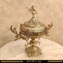 شکلات خوری برنز (برنجی) دسته دار با قیمت عالی و ارسال رایگان