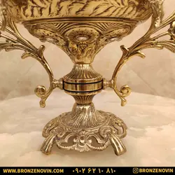 شکلات خوری برنز (برنجی) دسته دار با قیمت عالی و ارسال رایگان