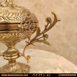 شکلات خوری برنز (برنجی) دسته دار با قیمت عالی و ارسال رایگان