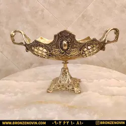 شکلات خوری برنز (برنجی) مدل کشکول سایز بزرگ با قیمت فوق العاده