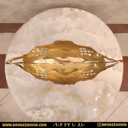 شکلات خوری برنز (برنجی) مدل کشکول سایز بزرگ با قیمت فوق العاده