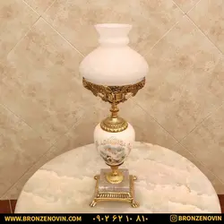 آباژور رومیزی برنزی سرامیکی با قیمت فوق العاده و ضمانت اصالت