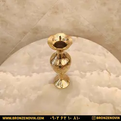 خرید و قیمت گلدان رومیزی برنجی هندی سایز 10 | برنز نوین