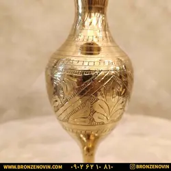 خرید و قیمت گلدان رومیزی برنجی هندی سایز 10 | برنز نوین