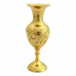 خرید و قیمت گلدان رومیزی برنجی هندی سایز 8 | برنز نوین