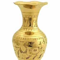 خرید و قیمت گلدان رومیزی برنجی هندی سایز 8 | برنز نوین