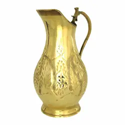 خرید و قیمت پارچ برنجی قلم زرد کد 438 | برنز نوین