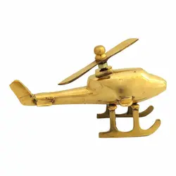 خرید و قیمت مجسمه برنزی دکوری هندی طرح هلیکوپتر | برنز نوین