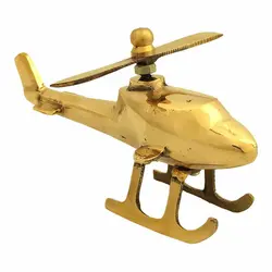 خرید و قیمت مجسمه برنزی دکوری هندی طرح هلیکوپتر | برنز نوین
