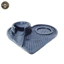 تمپر مت قهوه مدل قلبی