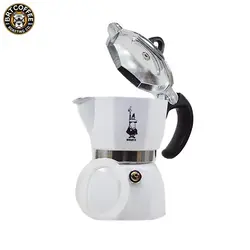 قهوه ساز روگازی تک کاپ طرح بیالتی - سفید