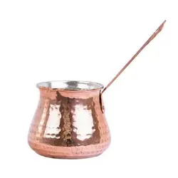 جاذوه قهوه ترک مسی سایز 2 | شیر جوش