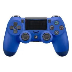 دسته بی سیم SONY PlayStation DualShock 4 High Copy آبی کاربنی