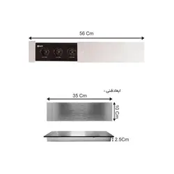 پریز توکار کشویی یک طرفه کد N424 و N425 فانتونی