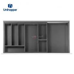 جای قاشق چنگال کشوی کابینتی چوبی موکا ملونی