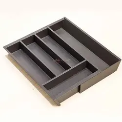 جای قاشق چنگال کشوی کابینتی چوبی موکا ملونی