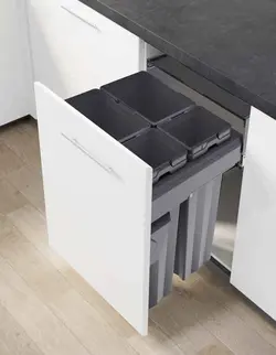 سطل زباله ریلی آرام بند کد 9022 Max Bin ملونی