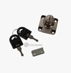 قفل درب کمد تک پله کلید تاشو - فروشگاه کافه یراق