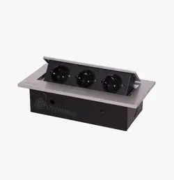 پریز توکار رومیزی نستک مدل N03 - فروشگاه کافه یراق