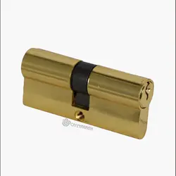 خرید سیلندر قفل درب 7 سانت طلایی کلید ساده - فروشگاه کافه یراق
