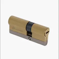 خرید سیلندر قفل درب 7 سانت فولادی طلایی - فروشگاه کافه یراق