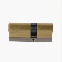 خرید سیلندر قفل درب 7 سانت فولادی طلایی - فروشگاه کافه یراق