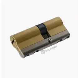 خرید سیلندر قفل درب 7 سانت فولادی طلایی - فروشگاه کافه یراق