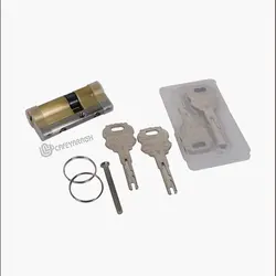 خرید سیلندر قفل درب 7 سانت فولادی طلایی - فروشگاه کافه یراق