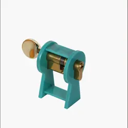 خرید سیلندر قفل درب 7 سانت کالی کلید کامپیوتری - فروشگاه کافه یراق