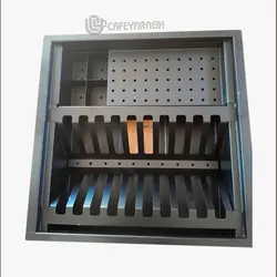 خرید آبچکان استیل توکار مربع کنار سینک - فروشگاه کافه یراق