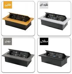 مشخصات ، قیمت و خرید پریز توکار کابینت ملونی مدل 10024 - فروشگاه کافه یراق