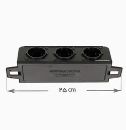 مشخصات ، قیمت و خرید پریز روکار فکتور مدل UPO2 - فروشگاه کافه یراق