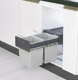 مشخصات ، قیمت و خرید سطل زباله ریلی آدلان مدل 809 - فروشگاه کافه یراق