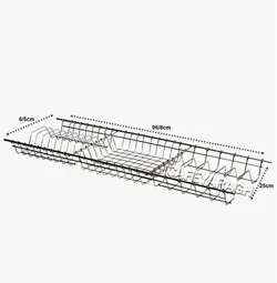 مشخصات ، قیمت و خرید آبچکان دیواری کابینت ام دی اف بافته پارس - فروشگاه کافه یراق