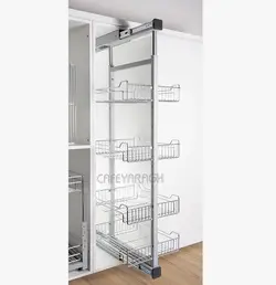 مشخصات ، قیمت و خرید سبد ریل وسط 3 طبقه آلمانی آدلان ارتفاع 120-100 - فروشگاه کافه یراق