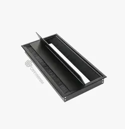 جاکابلی آلومینیومی دوطرفه به همراه گردگیر مدل 6022 - فروشگاه کافه یراق