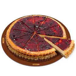 چیزکیک میوه های جنگلی ، رنگ و طعمی فوق العاده و همه چیز تمام