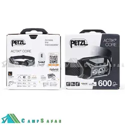 چراغ پیشانی پتزل PETZL مدل ACTIK CORE 600 - کمپ سفر فروشگاه لوازم کوهنوردی