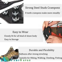 یخ شکن کفش کوهنوردی Gripper  - کمپ سفر فروشگاه لوازم کوهنوردی