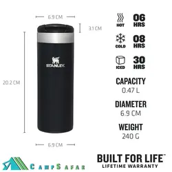 ماگ کوهنوردی استنلی مدل AEROLIGHT TRANSIT 470 - کمپ سفر