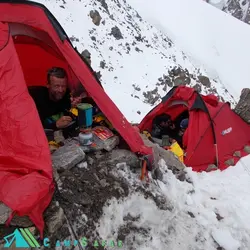 چادر کوهنوردی هاسکی HUSKY مدل FLAME 1 - مناسب ارتفاع و شرایط سخت