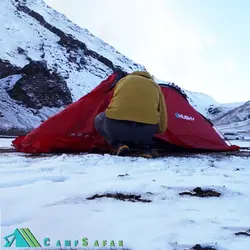 چادر کوهنوردی هاسکی HUSKY مدل FLAME 1 - مناسب ارتفاع و شرایط سخت