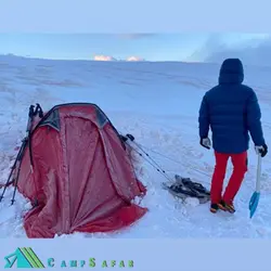 چادر کوهنوردی هاسکی HUSKY مدل FLAME 1 - مناسب ارتفاع و شرایط سخت