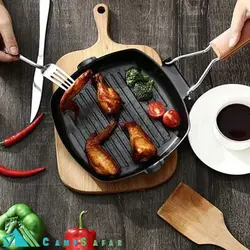 ماهیتابه گریل کمپینگ SGP سایز 24 - تابه مسافرتی GRILL