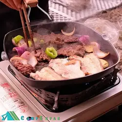 ماهیتابه گریل کمپینگ SGP سایز 24 - تابه مسافرتی GRILL