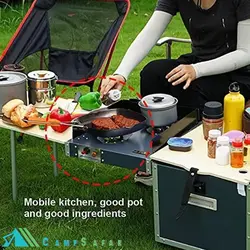 ماهیتابه گریل کمپینگ SGP سایز 24 - تابه مسافرتی GRILL